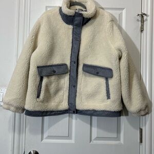 Women's Modern Supply by Sanctuary Sherpa Bomber Jacket Size Xl